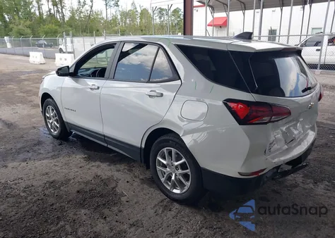 2024 Chevrolet Equinox Fwd Ls из США, поврежденный, VIN 3GNAXHEGXRL185380